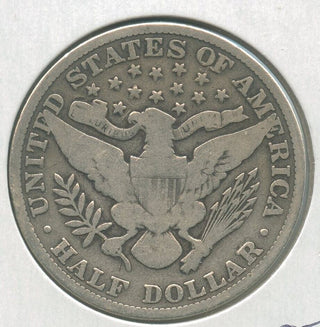 1911-P Silver Barber Half Dollar 50c Philadelphia Mint  - KR315