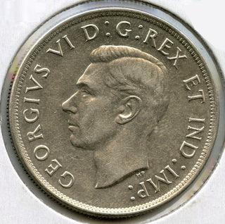 1939 Canada Silver Coin Dollar - King George VI - E221