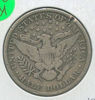 1908-P Silver Barber Half Dollar 50c Philadelphia Mint  - KR283
