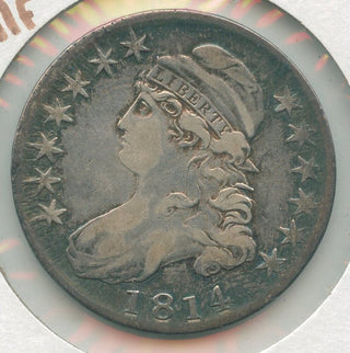 1814-P Silver Bust Half Dollar 50c Philadelphia Mint - KR188