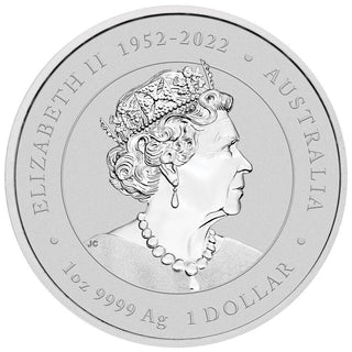 2024 Australia Dragon 1 Oz Silver $1 Coin BU Uncirculated Lunar Perth Mint JP568