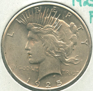 1925-P Peace Silver Dollar $1 Philadelphia Mint - ER414