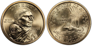 2001-P Sacagawea Native Dollar $1 Coin Philadelphia mint NAP01