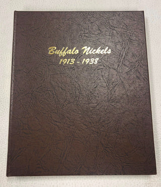 Buffalo Nickels 1913-1938 5c Dansco 7112 Coin Album -KR808