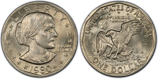 1980-P Susan B. Anthony SBA Small Dollar $1 Coin Philadelphia Mint SBP80