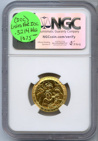 2000 Austria Birth of Christ Gold 500 Schillings Proof Coin NGC PF70 - JP640