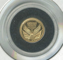 American Tribute National Anthem 1/2 Gram Gold Medal 14k - DN373