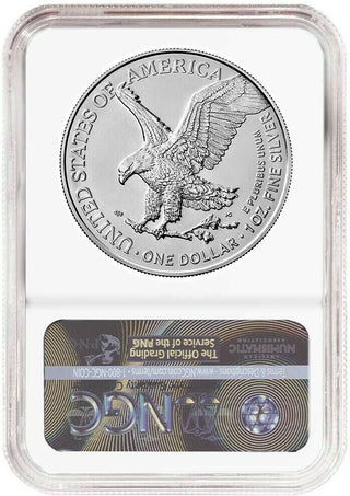 2021 American Silver Eagle NGC MS70 Certified - Landing Type 2 T-2 Coin - JL961