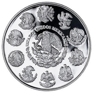 2023 Mexico Libertad 2 Oz Silver Proof 999 Coin Plata Pura Onza Moneda - JP667