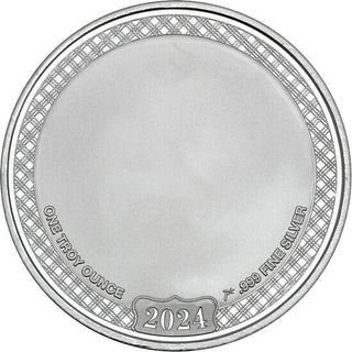 2024 On Your Wedding Day Newlyweds Hearts 1 Oz 999 Silver Round Medallion Gift
