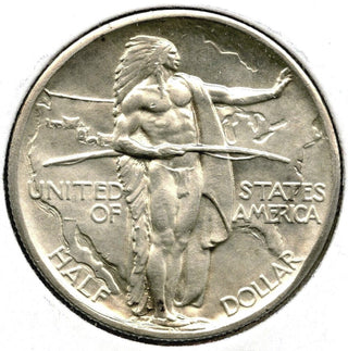 1928 Oregon Trail Silver Half Dollar - Commemorative Coin - E361