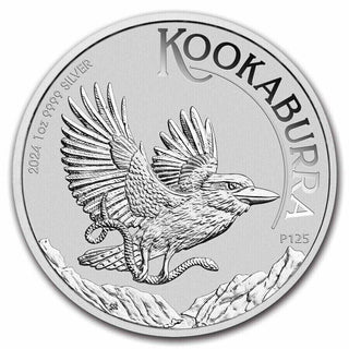 2024 Australia Kookaburra 1 Oz 9999 Silver $1 Coin BU Uncirculated Charles JP688
