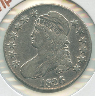 1826 Bust Silver Half Dollar - Philadelphia Mint - ER922