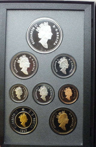 1997 Canada Proof Coin Set - USSR Hockey Silver Dollar - E692