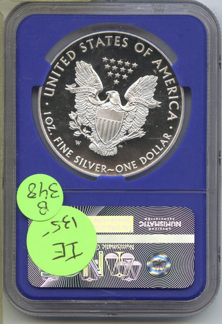 2016-W Lettered Edge Silver Eagle NGC PF70 Ultra Cameo 30th Anniversary - B348