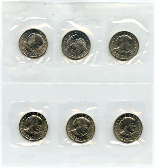 1979 & 1980 Susan B. Anthony Souvenir Dollar 6-Coin Set Collection - E980