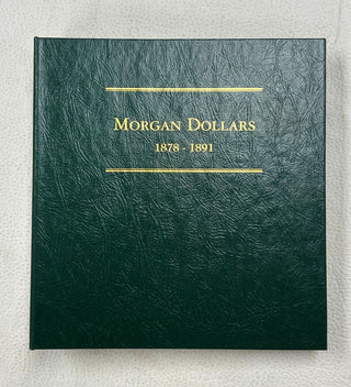 Coin Folder Morgan Dollars 1878 - 1891 Set Littleton  LCA8 Album - KR460