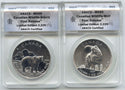 Canada 2011 - 2013 Wildlife 6-Coin Silver $5 Set ANACS MS69 First Release - G550