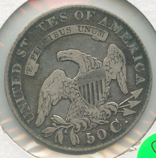 1829-P Small Letters Silver Bust Half Dollar 50c Philadelphia Mint - KR195