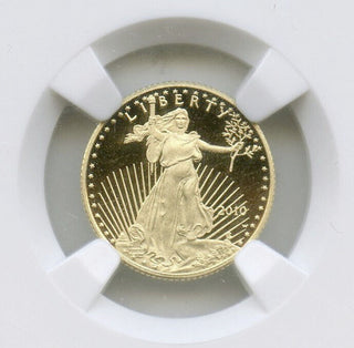2010 American Eagle One-Tenth 1/10 Ounce Oz Proof Gold Coin PF 70 NGC -DN147