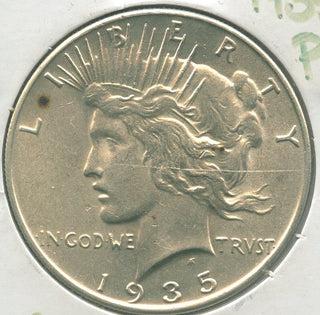 1935-P Peace Silver Dollar $1 Philadelphia Mint - ER426