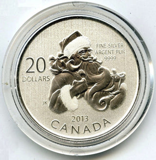 2013 Canada Santa Claus $20 Coin 9999 Fine Silver Christmas - C625