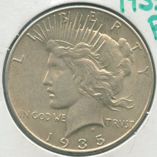 1935-P Peace Silver Dollar $1 Philadelphia Mint - ER424