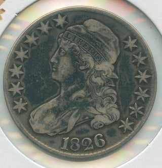 1826 Bust Silver Half Dollar - Philadelphia Mint - ER923