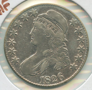 1826 Bust Silver Half Dollar - Philadelphia Mint - ER924