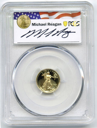 1993-P $5 Gold Eagle PCGS PR69 DCAM Michael Reagan Legacy Series Signature - E59