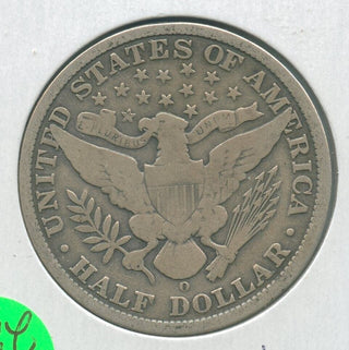 1906-O Silver Barber Half Dollar 50c New Orleans Mint  - KR281
