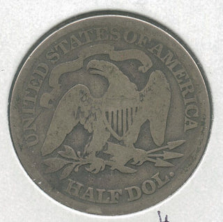 1876 P Silver Seated Liberty Half Dollar 50C Philadelphia Mint -ER34