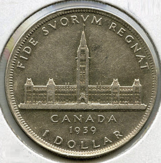 1939 Canada Silver Coin Dollar - King George VI - E221