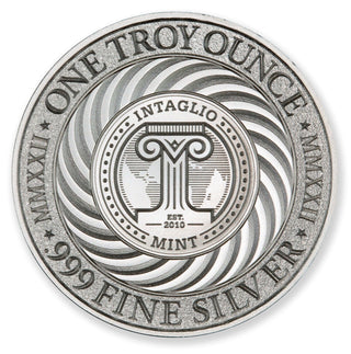 UFOs Over Stonehenge 1 Oz 999 Silver Round Medallion Aliens - JP051