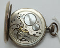 Silvana 16 Size Gold Washed .800 Silver 1930s Antique Pocket Watch Runs - LW104