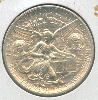 1936-S Silver Texas Independence Centennial Half Dollar - Commemorative - ER510
