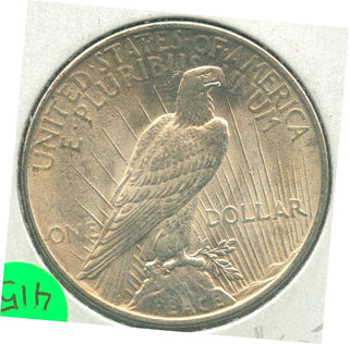 1925-P Peace Silver Dollar $1 Philadelphia Mint - ER415