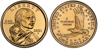 2001-D Sacagawea Native Dollar $1 Coin Denver mint NAD01
