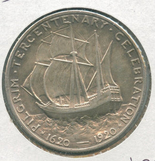 1920 Pilgrim Tercentenary Celebration Silver Half Dollar 50c Commemorative-KR200