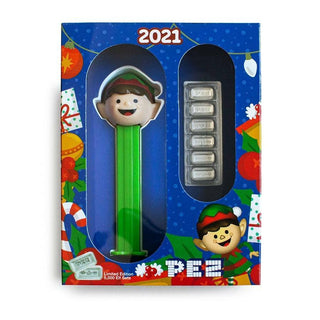 2021 Elf Pez Dispenser 999 Silver 30 Grams PAMP Mini Wafers OGP Christmas JM331