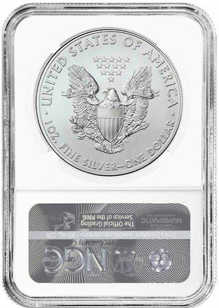 2021 American Silver Eagle NGC MS70 Heraldic Type 1 oz T-1 $1 Coin - JL960