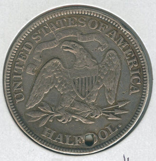 1876 P Silver Seated Half Dollar 50C Philadelphia Mint - ER283