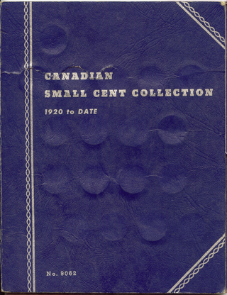 Canada Small Cent 1920 to Date Collection 9062 Whitman Folder Album Penny DM722