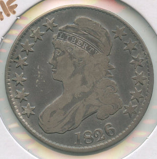 1826 Bust Silver Half Dollar 50C - Philadelphia Mint - ER931