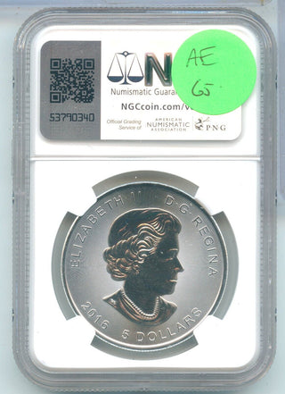 2016 Canada Superman - 9999 Silver 1 oz NGC MS69 $5 Coin - ER861