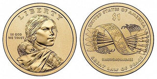 2010-P Law of Peace Sacagawea Native Dollar $1 Coin Philadelphia mint NAP10