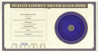 1853-P Seated Liberty Half Dime - Philadelphia Mint - DM307