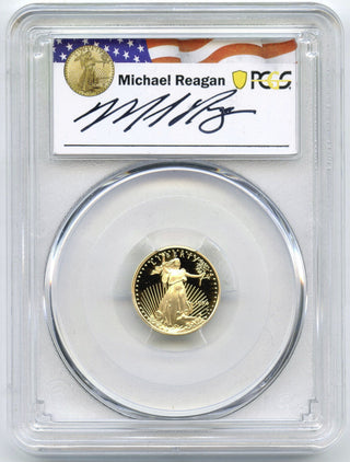 1994-W $5 Gold Eagle PCGS PR69 DCAM Michael Reagan Legacy Series Signature - E61
