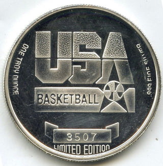 Michael Jordan USA Basketball Medal 999 Silver 1 oz Round Chicago Bulls - H128