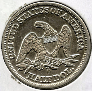 1855-O Seated Liberty Silver Half Dollar - New Orleans Mint - E319